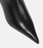 Loewe Anagram leather ankle boots