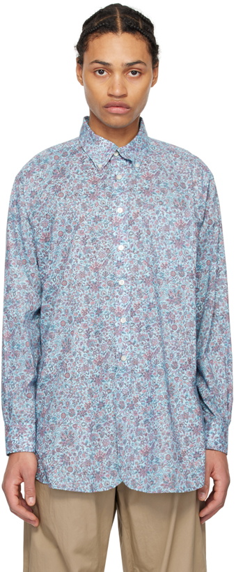Photo: Engineered Garments Blue Floral Shirt