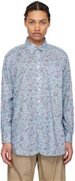 Engineered Garments Blue Floral Shirt