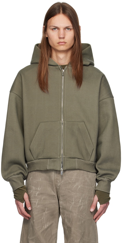Photo: Seventh Khaki V2 Zipped Hoodie