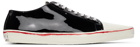 Marni Black Patent Leather Gooey Low-Top Sneakers