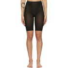 SKIMS Black Sheer Sculpt Shorts