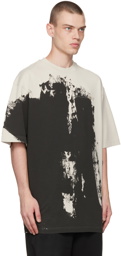 A-COLD-WALL* Off-White & Black Print T-Shirt