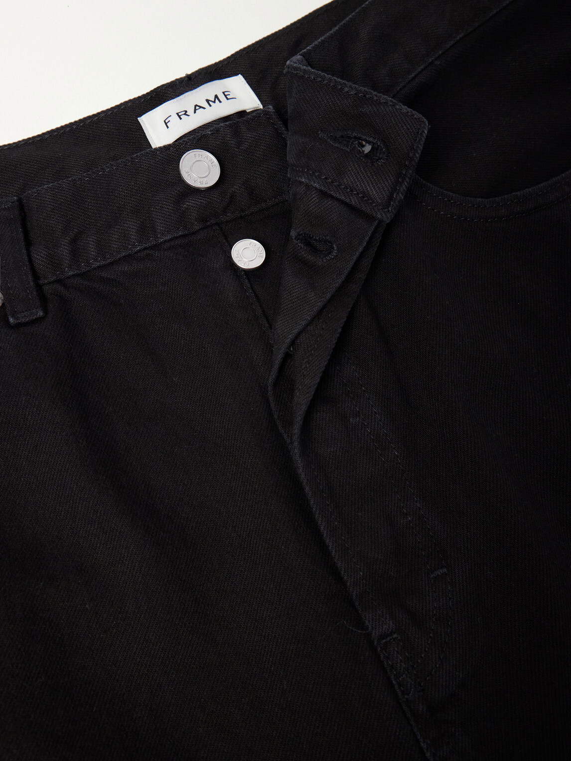 FRAME - Wide-Leg Jeans - Black
