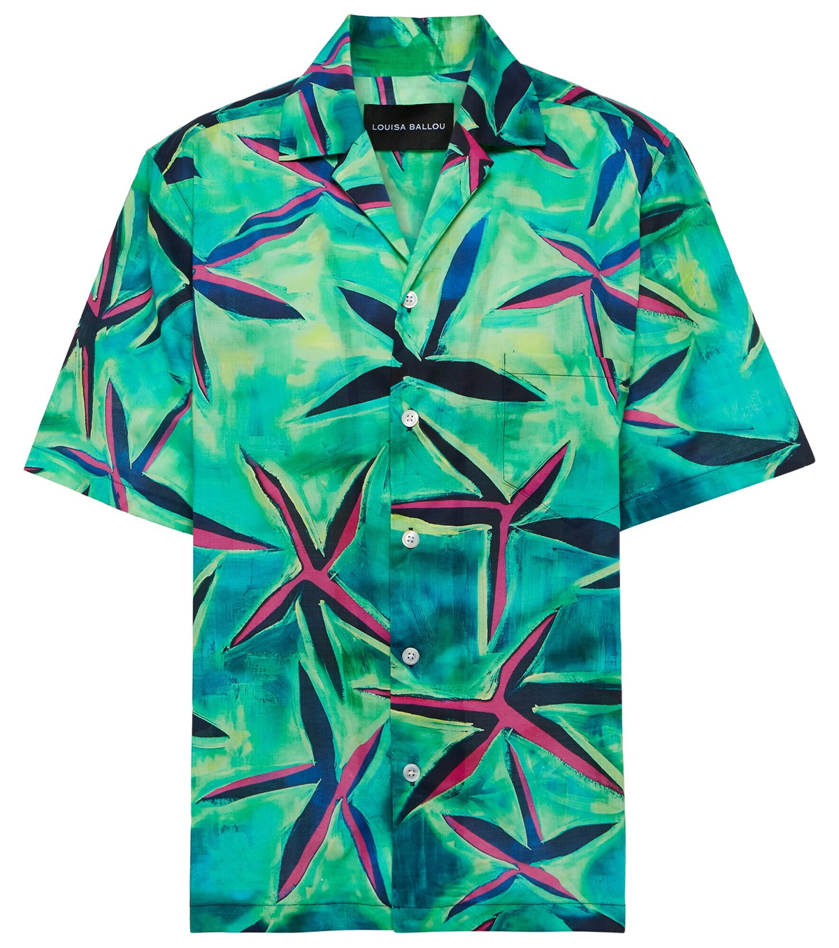 Louisa Ballou - Weekend printed cotton shirt