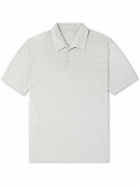 Caruso - Slim-Fit Linen and Cotton-Blend Polo Shirt - White