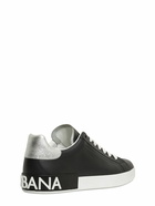 DOLCE & GABBANA - Portofino Leather Sneakers