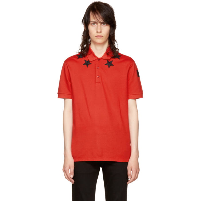 Photo: Givenchy Red Stars Polo