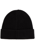Amiri MA Logo-embroidered Wool Beanie - Black - One Size