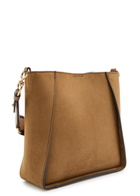 Stella Mccartney Stella Logo Mini Faux Suede Cross-body bag - Brown - One Size