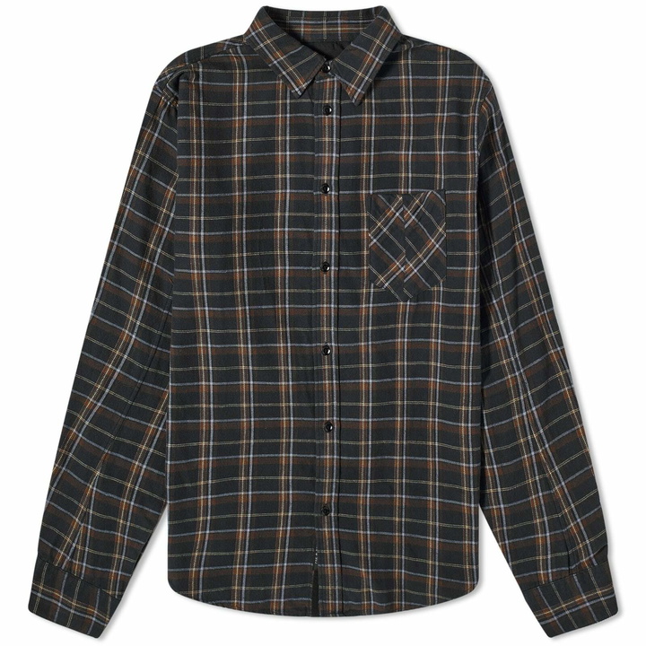 Photo: Rag & Bone Men's Yokohoma Plaid Shirt in Black Plaid