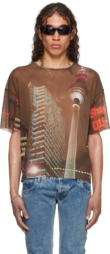 Photo: Jean Paul Gaultier Brown Shayne Oliver Edition T-Shirt