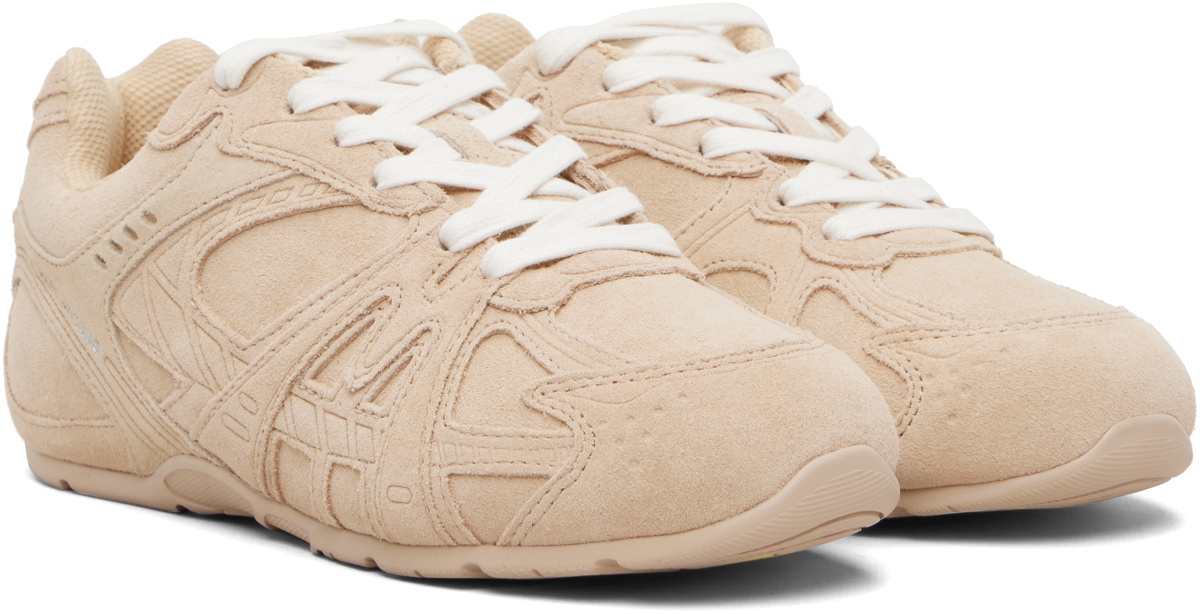 Marc Jacobs Beige 'The Suede 72 Spring' Sneakers