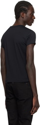 Acne Studios Black Fitted T-Shirt