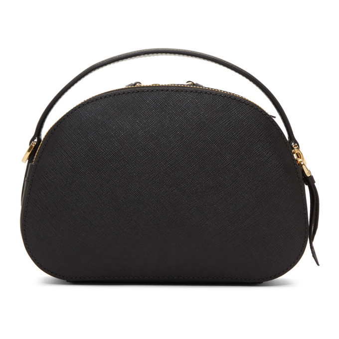 Prada Odette Double-Zip Leather Top-Handle Bag