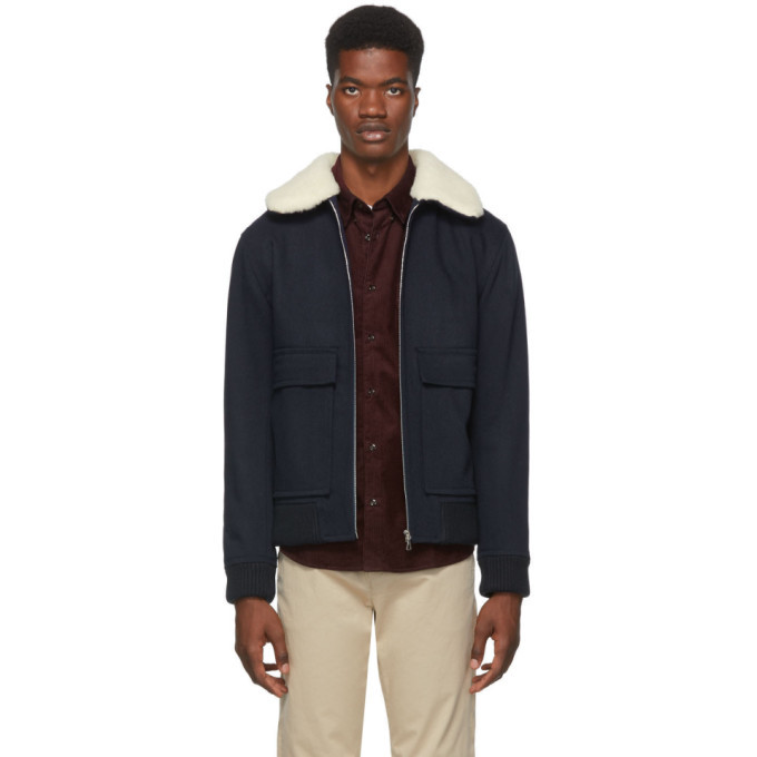 Photo: A.P.C. Navy Bronze Jacket