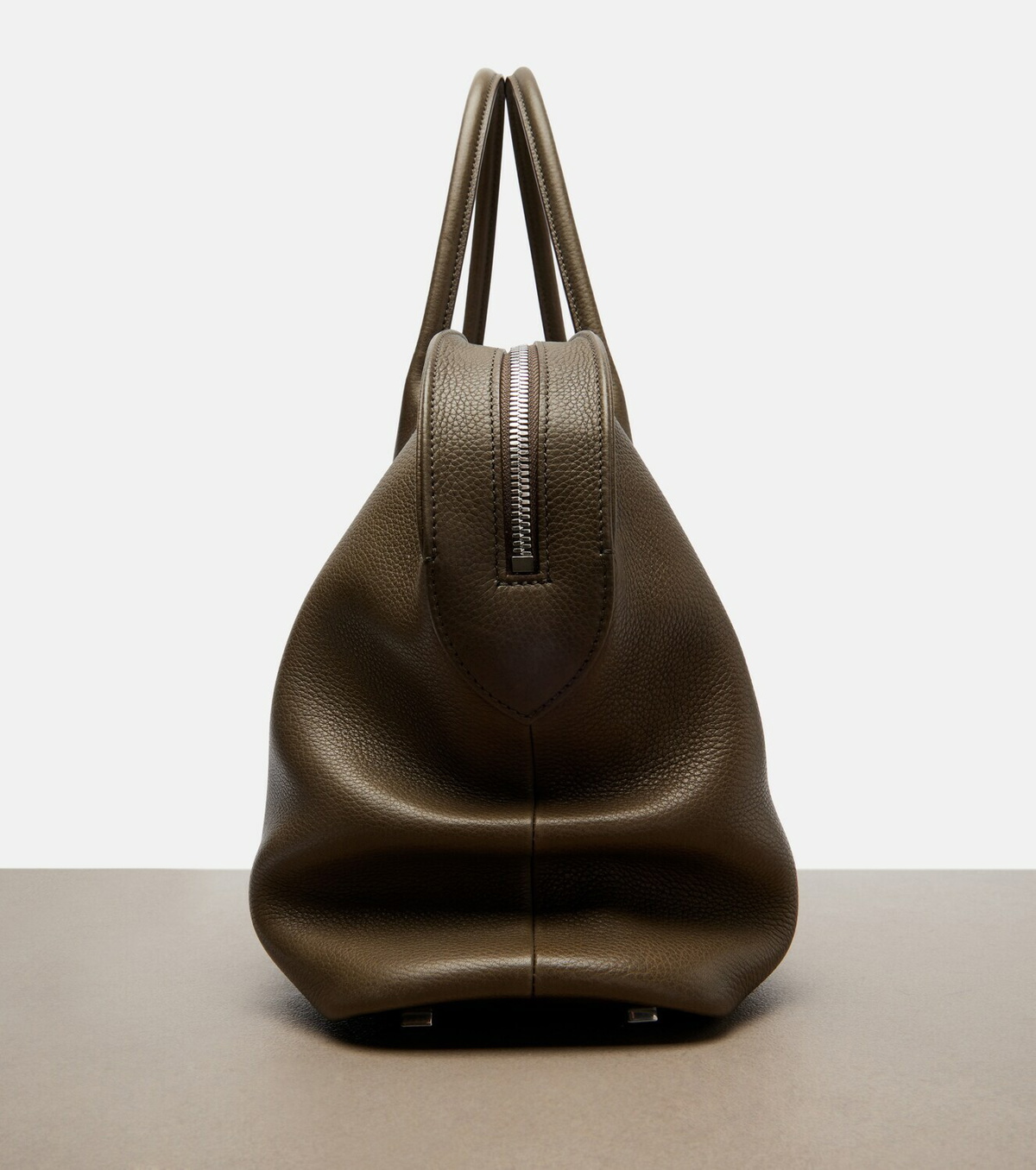 The Row Agnes 15 leather tote bag