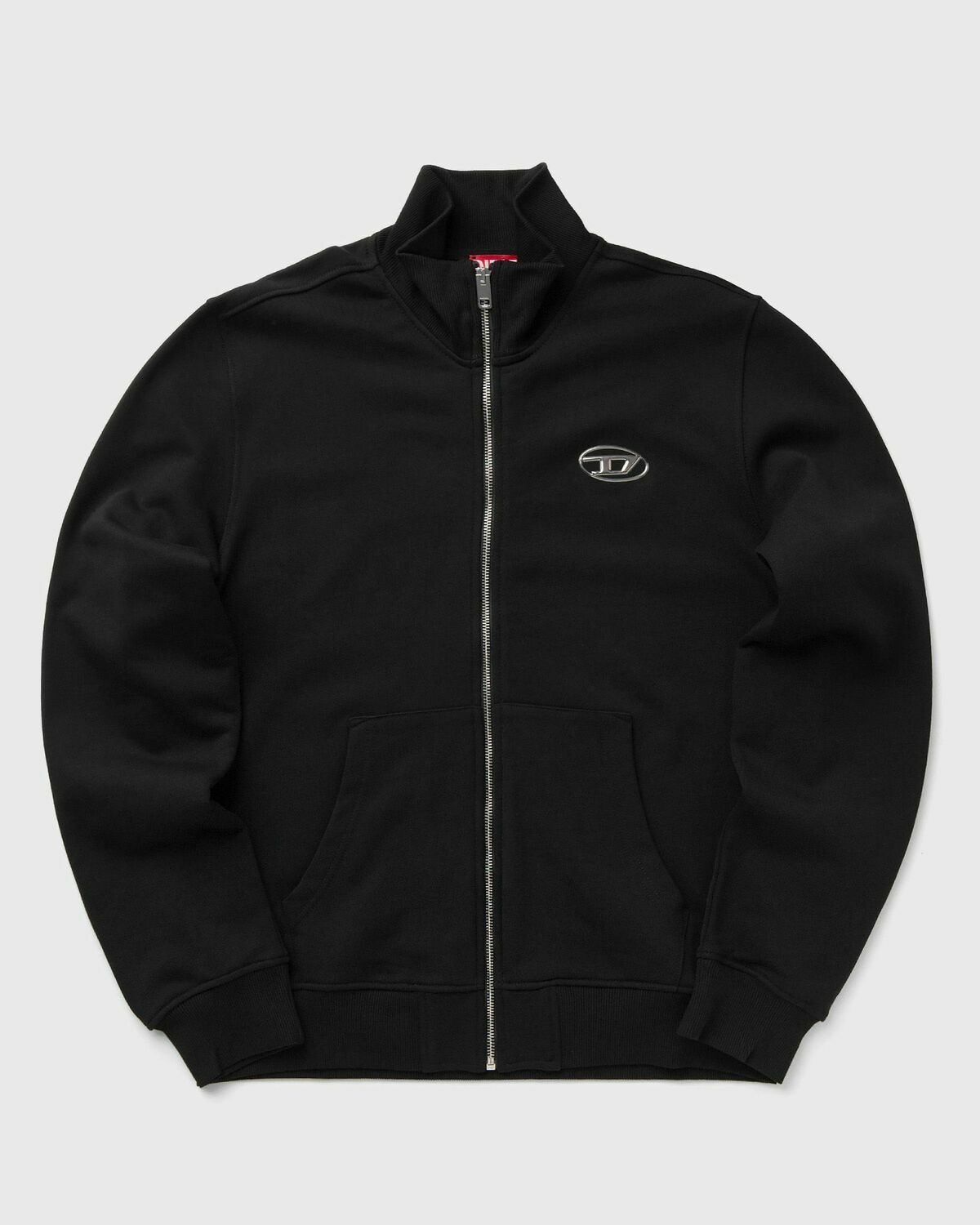 Diesel S-GINNI-ZIP-OD SWEATSHIRT Black Mens Sweatshirts/Zipper Diesel