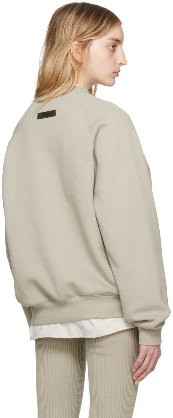 Essentials Gray Raglan Sweatshirt