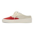 Fear of God Grey and Red 101 Backless Sneakers