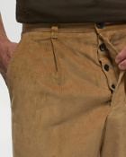 Ami Paris Pantalon Carotte Oversize Beige - Mens - Casual Pants