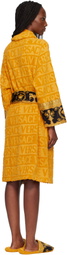 Versace Yellow 'I Heart Baroque' Bathrobe