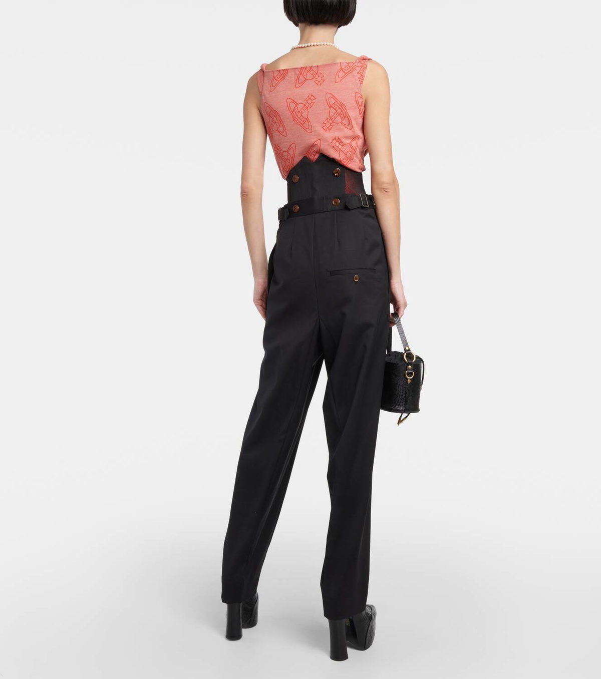 Vivienne Westwood Corset wool tapered pants Vivienne Westwood
