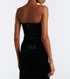 Roland Mouret Velvet corset
