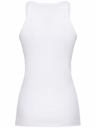 THE ATTICO - Jersey Ribbed Sleeveless Top