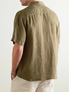 Frescobol Carioca - Castro Linen Shirt - Green