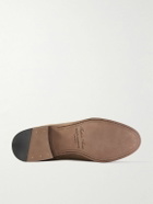 Dolce&Gabbana - Logo-Embellished Suede Loafers - Brown