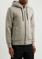 Moose Knuckles Bunny Hooded Cotton-blend Sweatshirt Light Grey