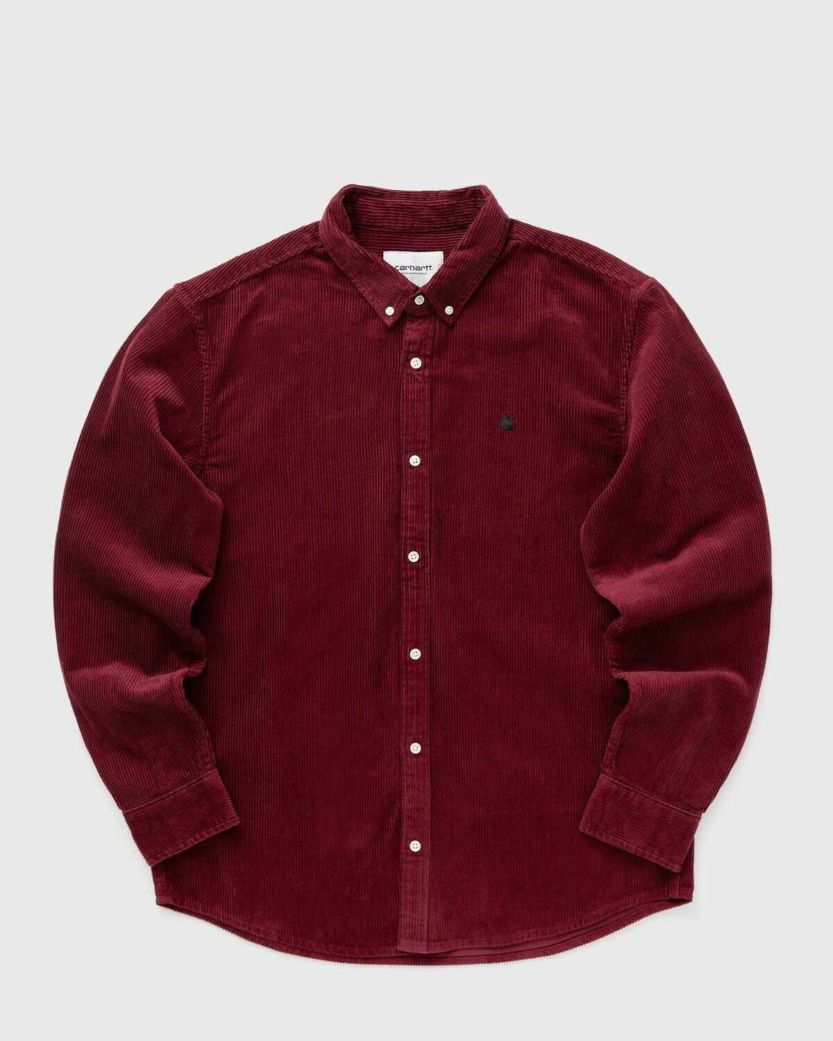 Carhartt Wip L/S Madison Cord Shirt Black Longsleeves Carhartt WIP