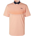 Under Armour - UA Iso-Chill Stretch-Piqué Golf Polo Shirt - Orange