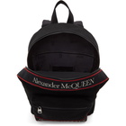 Alexander McQueen Black and Red Metropolitan Backpack