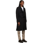 Hugo Black Belted Trench Coat