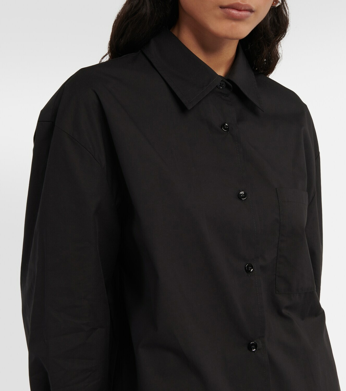 The Frankie Shop Lui cotton shirt