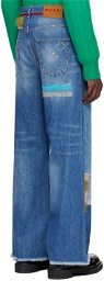 Marni Blue Patch Jeans