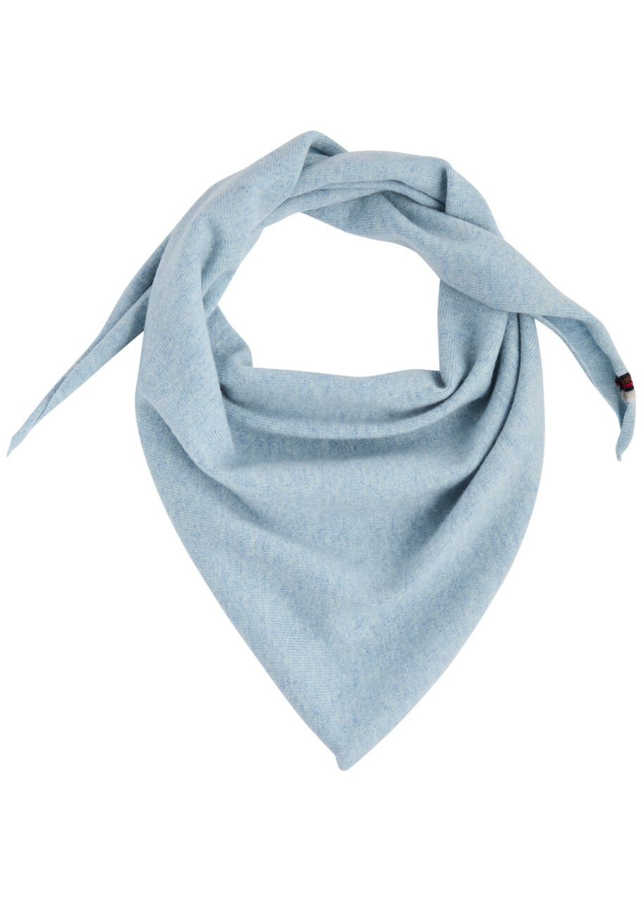 Extreme Cashmere N°35 Bandana Cashmere-blend Scarf - Light Blue