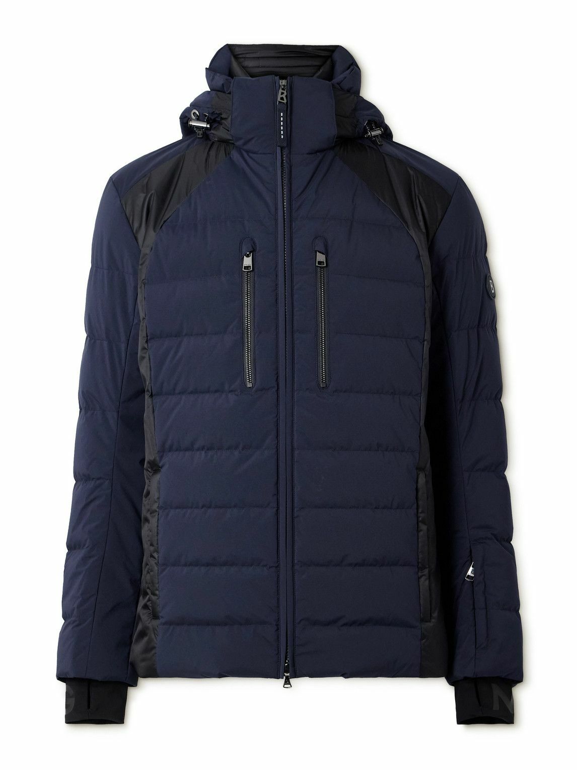 Bogner - Logo-Print Shell and Stretch-Jersey Padded Jacket