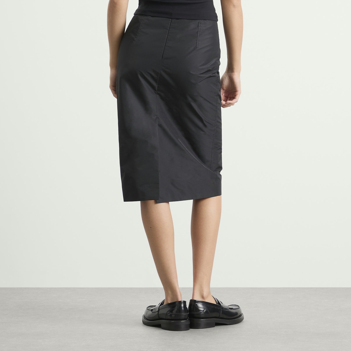 Jil Sander Women's High Waist Skirt in Black