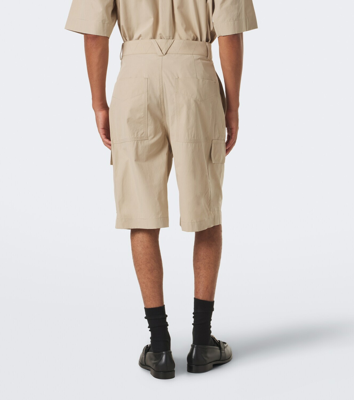 Bottega Veneta Cotton twill cargo shorts
