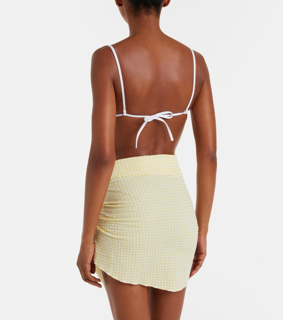 Montce Draped beach cover-up