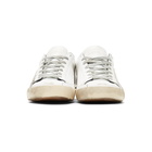 Golden Goose White and Navy Superstar Sneakers