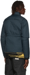 Craig Green Blue Quilted Skin Jacket