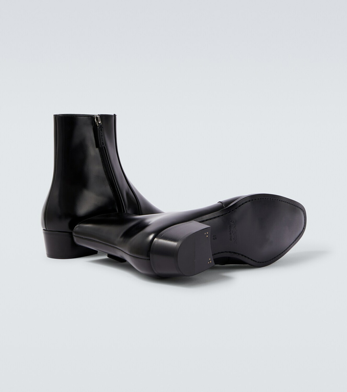 Saint Laurent Roman leather ankle boots