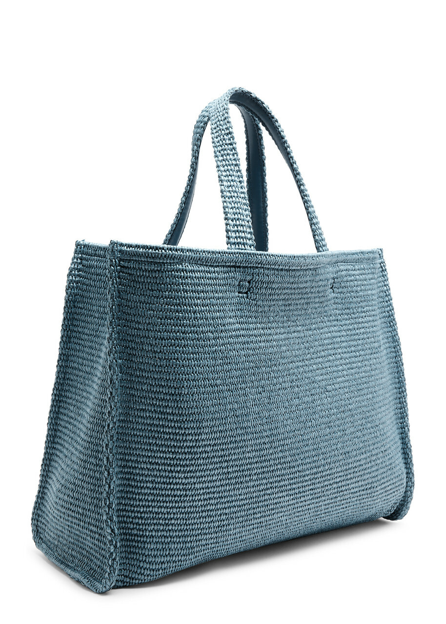 Givenchy G-Tote Medium Raffia Tote - Blue - One Size Givenchy