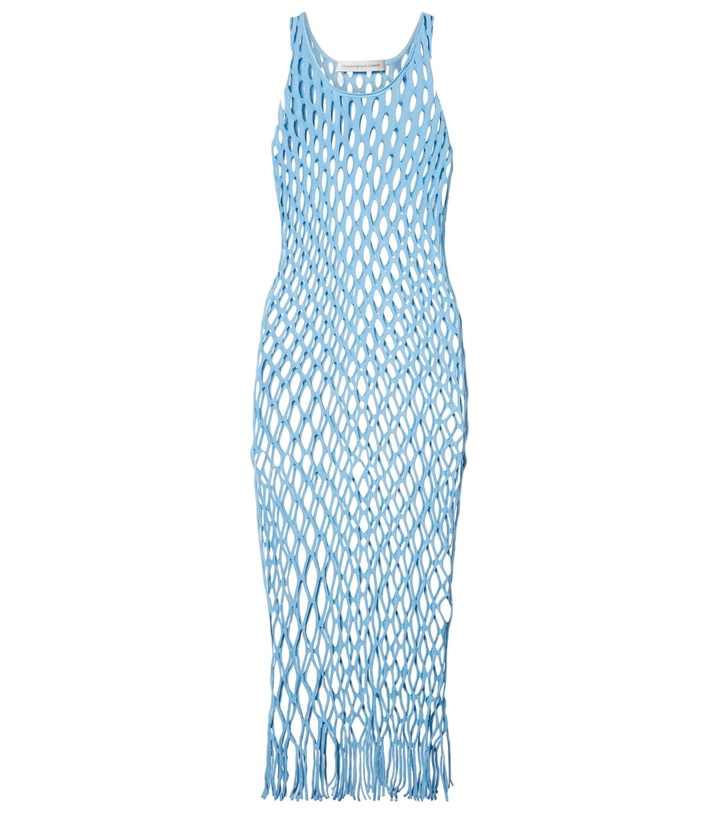 Christopher Esber Black Ruched Disconnect Midi Dress Christopher Esber