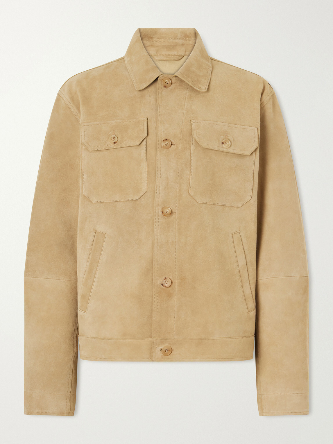 Polo Ralph Lauren - Panelled Suede Jacket - Neutrals