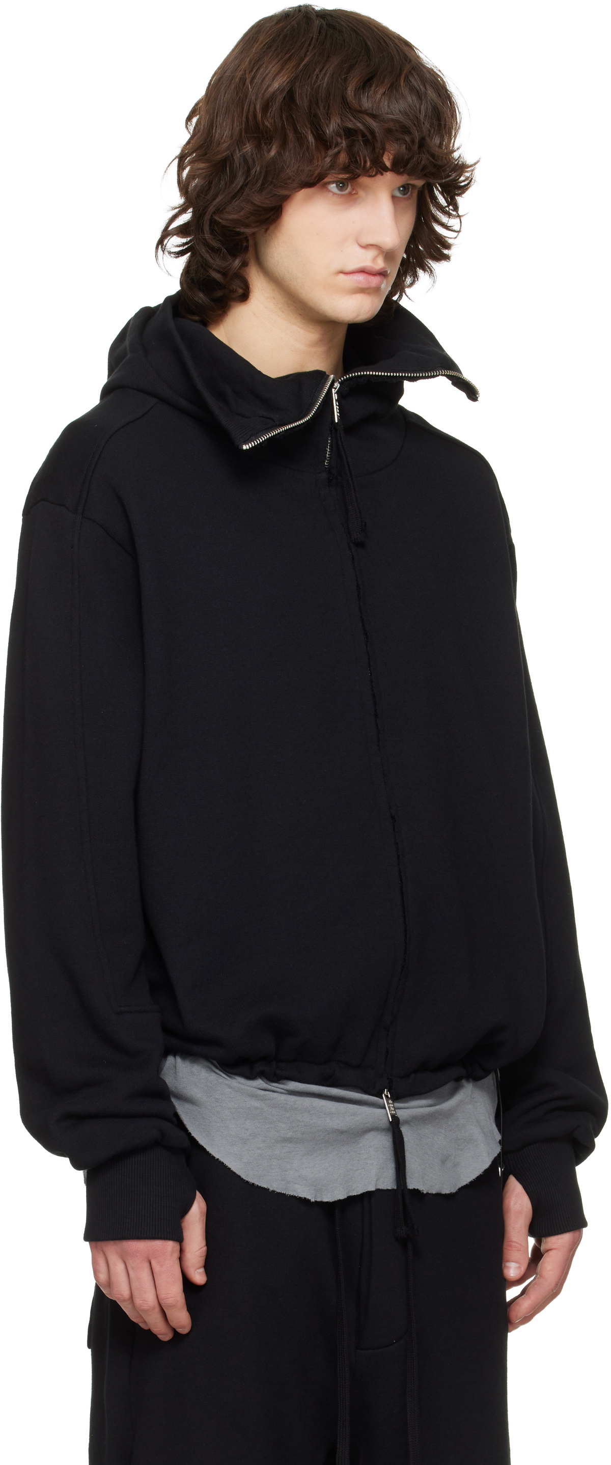 thom/krom Black M SJ 695 Hoodie thom/krom